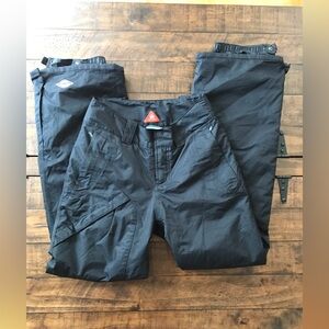 Columbia Thermal Comfort Omni Heat black snow, ski pants size xs EUC